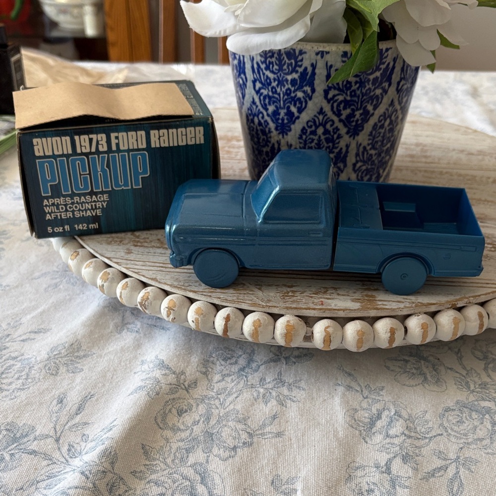 Vintage Avon 1973 Blue Ford Ranger Pickup Wild Country